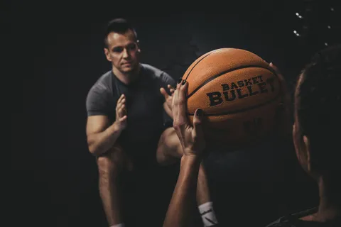 Paired training with a Basket Bullet medicine ball
